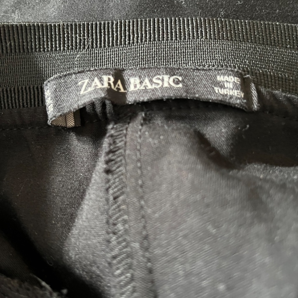 Zara Black Tailored Ankle Pants - Picture 9 of 10